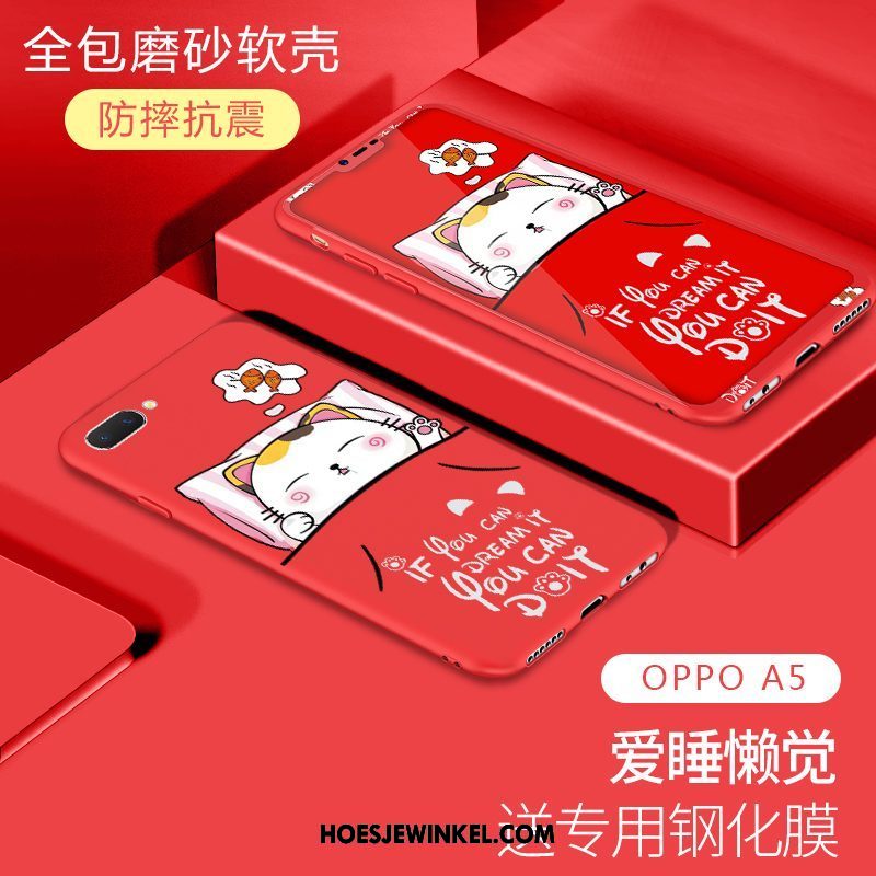 Oppo A5 Hoesje Zacht All Inclusive Hoes, Oppo A5 Hoesje Anti-fall Mooie