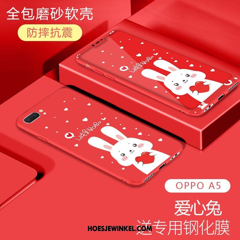 Oppo A5 Hoesje Zacht All Inclusive Hoes, Oppo A5 Hoesje Anti-fall Mooie