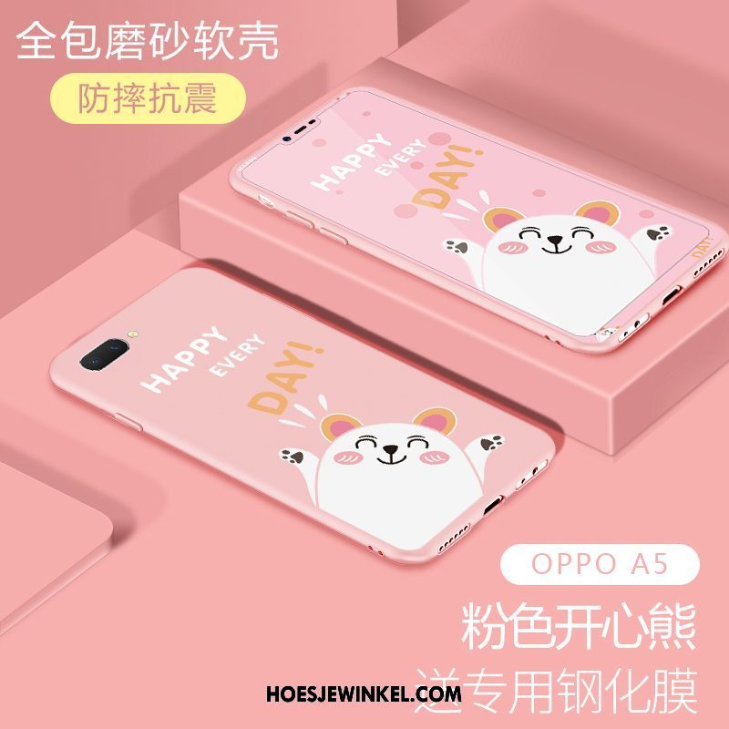 Oppo A5 Hoesje Zacht All Inclusive Hoes, Oppo A5 Hoesje Anti-fall Mooie