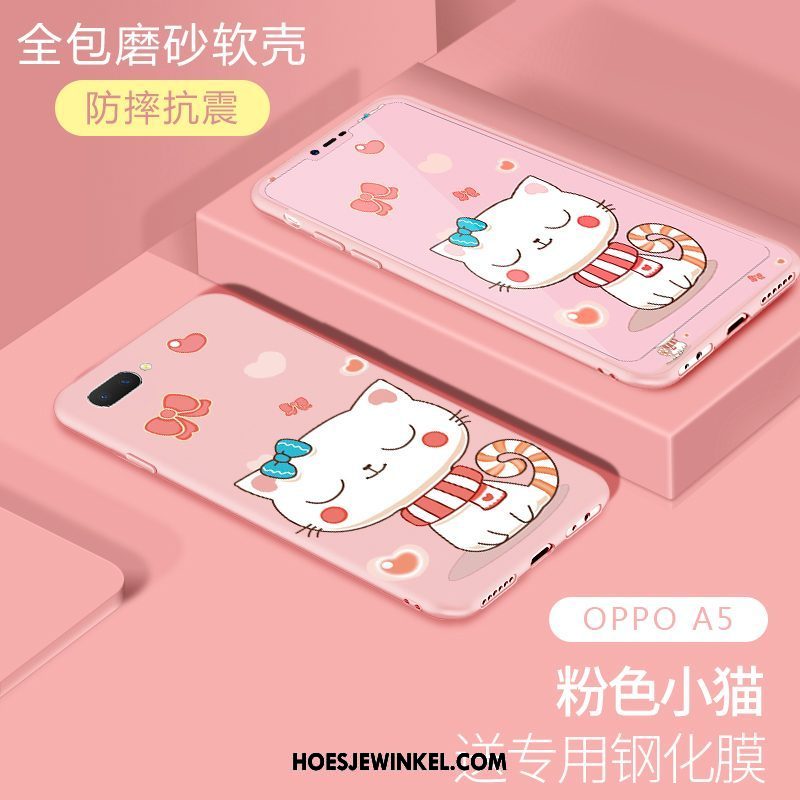 Oppo A5 Hoesje Zacht All Inclusive Hoes, Oppo A5 Hoesje Anti-fall Mooie