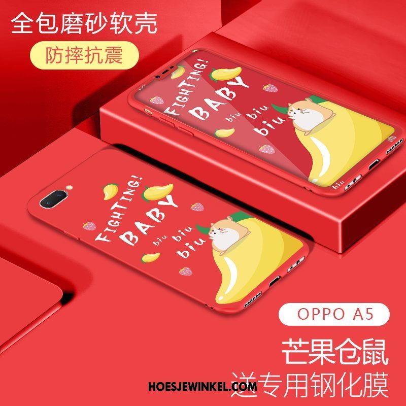 Oppo A5 Hoesje Zacht All Inclusive Hoes, Oppo A5 Hoesje Anti-fall Mooie