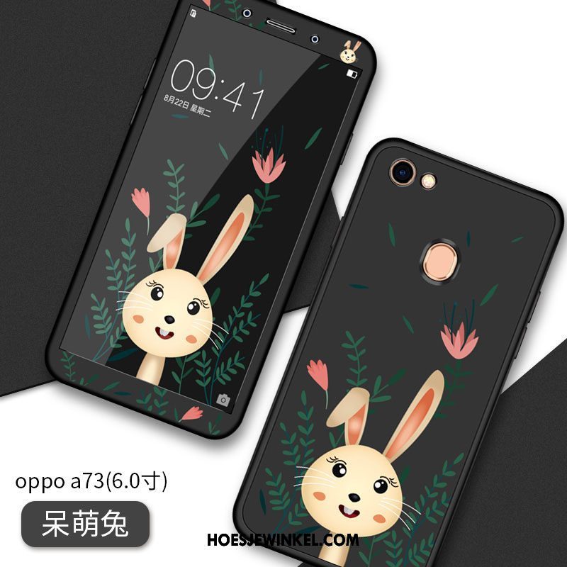 Oppo A73 Hoesje All Inclusive Anti-fall Zacht, Oppo A73 Hoesje Spotprent Siliconen