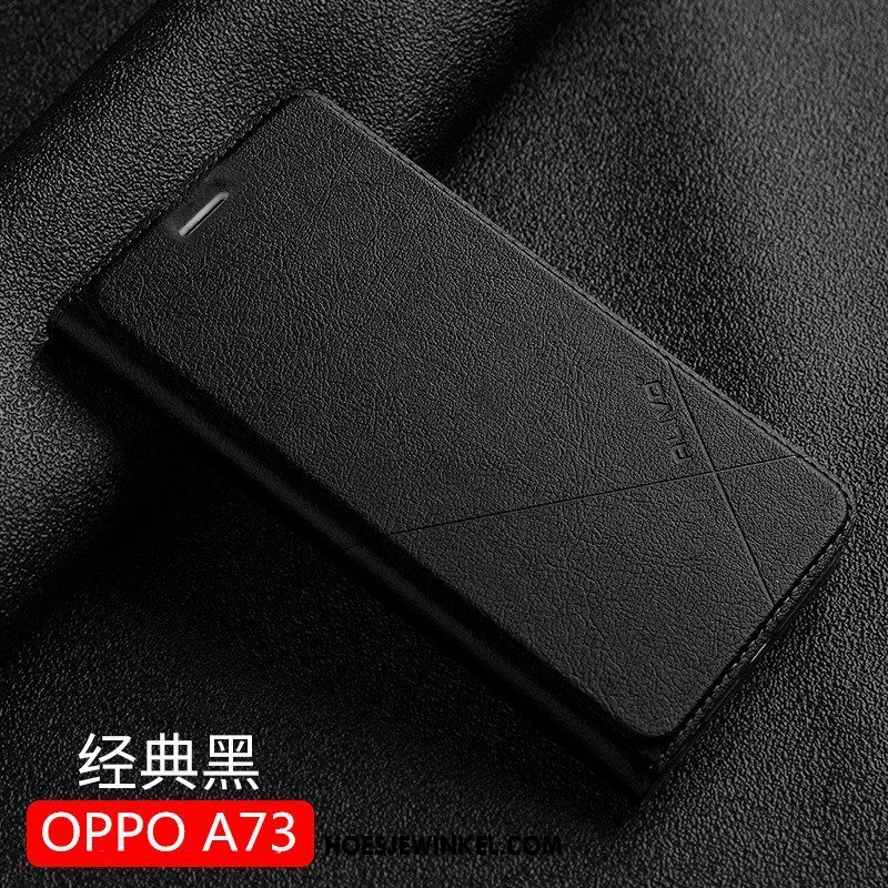 Oppo A73 Hoesje All Inclusive Persoonlijk Mobiele Telefoon, Oppo A73 Hoesje Leren Etui Bescherming