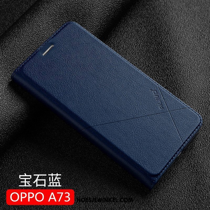 Oppo A73 Hoesje All Inclusive Persoonlijk Mobiele Telefoon, Oppo A73 Hoesje Leren Etui Bescherming