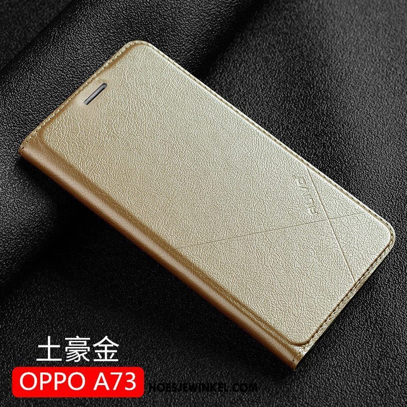 Oppo A73 Hoesje All Inclusive Persoonlijk Mobiele Telefoon, Oppo A73 Hoesje Leren Etui Bescherming