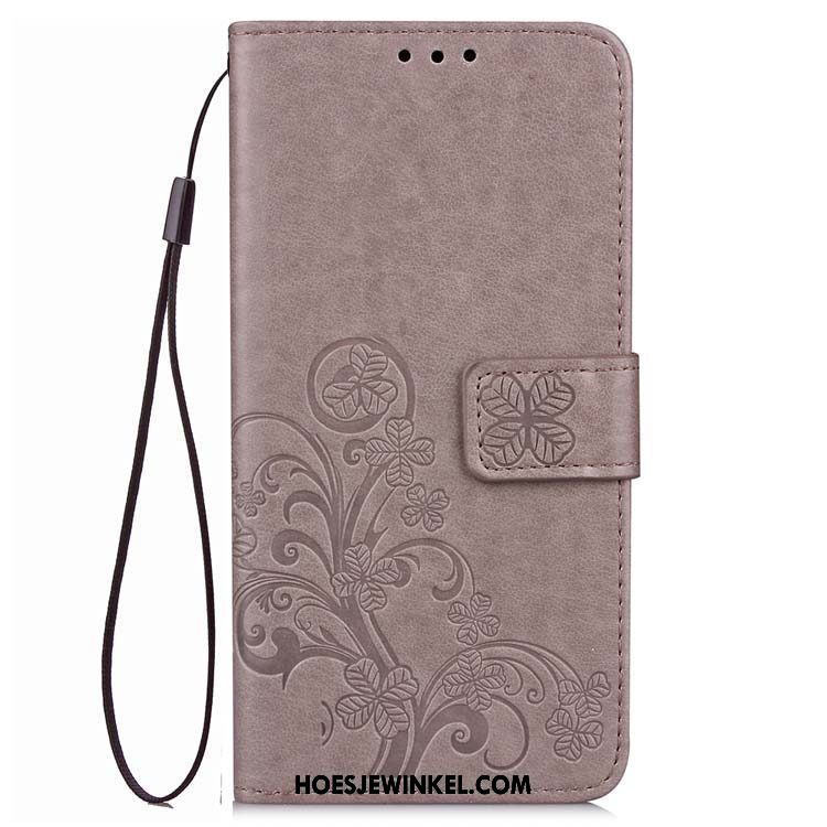 Oppo A73 Hoesje Bescherming Hoes Anti-fall, Oppo A73 Hoesje Leren Etui Mobiele Telefoon Braun