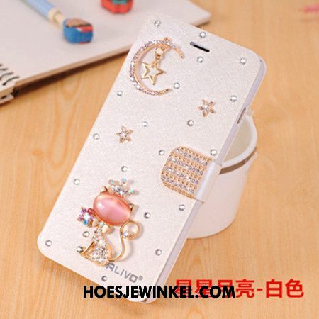 Oppo A73 Hoesje Bescherming Met Strass Anti-fall, Oppo A73 Hoesje Hoes Blauw