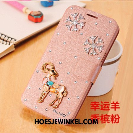 Oppo A73 Hoesje Bescherming Met Strass Anti-fall, Oppo A73 Hoesje Hoes Blauw