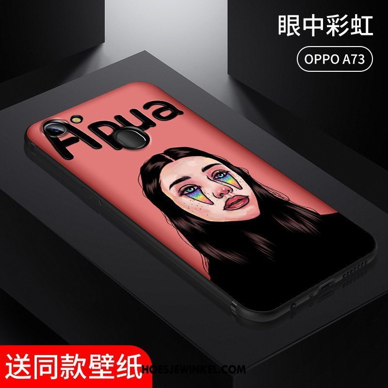 Oppo A73 Hoesje Europa Grappig Trendy Merk, Oppo A73 Hoesje Bescherming Scheppend