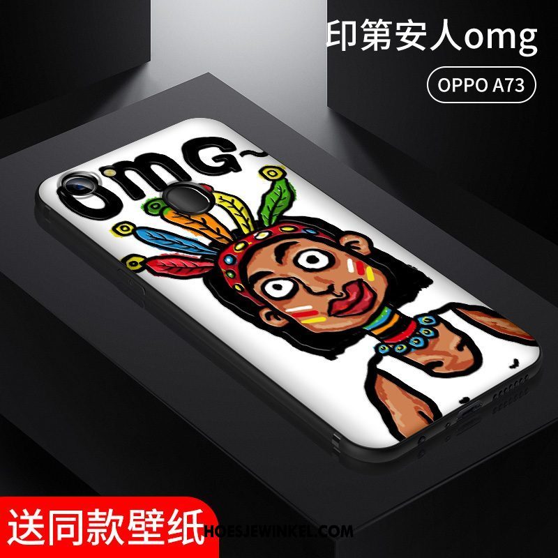 Oppo A73 Hoesje Europa Grappig Trendy Merk, Oppo A73 Hoesje Bescherming Scheppend