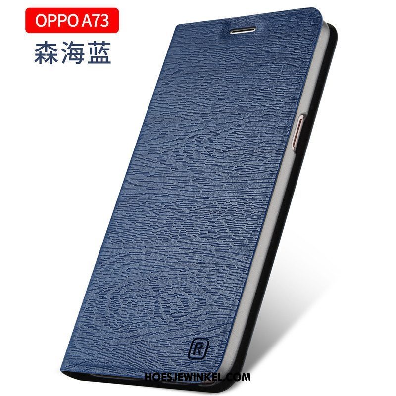 Oppo A73 Hoesje Hoes Leren Etui Persoonlijk, Oppo A73 Hoesje All Inclusive Scheppend