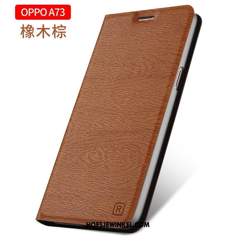 Oppo A73 Hoesje Hoes Leren Etui Persoonlijk, Oppo A73 Hoesje All Inclusive Scheppend