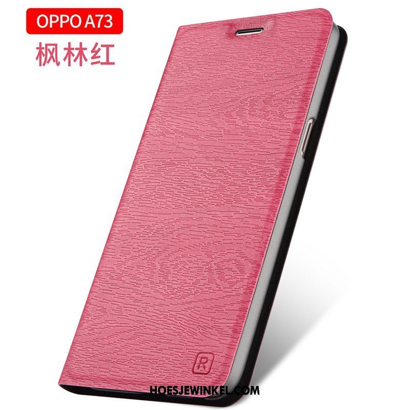 Oppo A73 Hoesje Hoes Leren Etui Persoonlijk, Oppo A73 Hoesje All Inclusive Scheppend