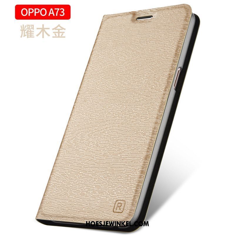 Oppo A73 Hoesje Hoes Leren Etui Persoonlijk, Oppo A73 Hoesje All Inclusive Scheppend