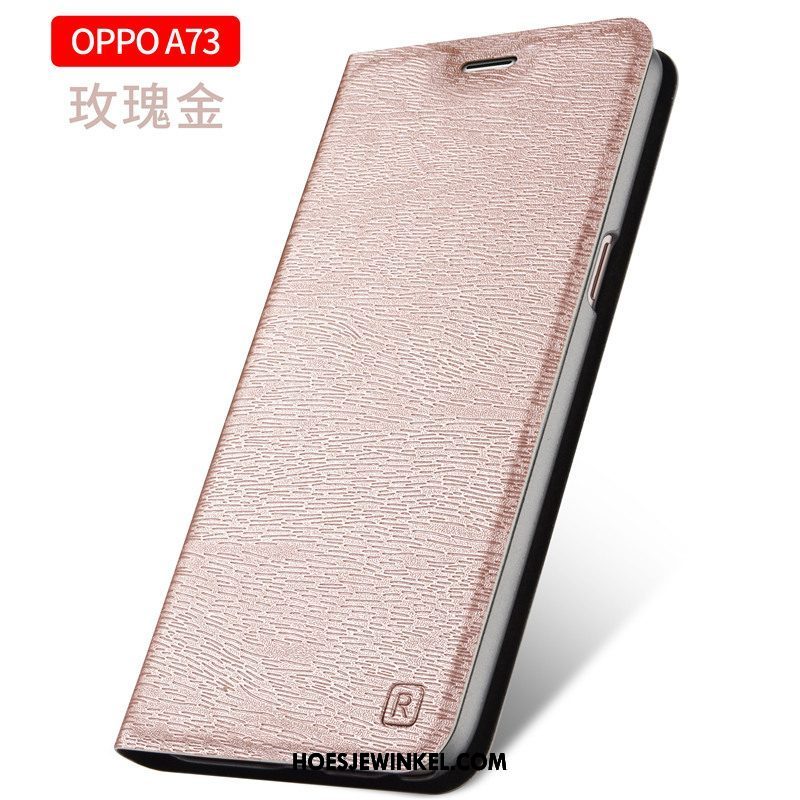 Oppo A73 Hoesje Hoes Leren Etui Persoonlijk, Oppo A73 Hoesje All Inclusive Scheppend