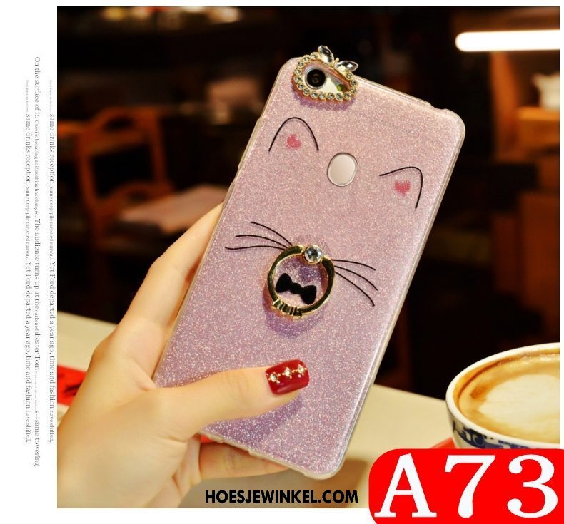 Oppo A73 Hoesje Met Strass All Inclusive Trend, Oppo A73 Hoesje Mobiele Telefoon Zacht