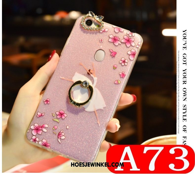 Oppo A73 Hoesje Met Strass All Inclusive Trend, Oppo A73 Hoesje Mobiele Telefoon Zacht