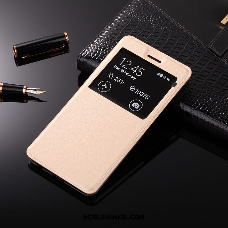 Oppo A73 Hoesje Mobiele Telefoon Anti-fall Leren Etui, Oppo A73 Hoesje Bescherming Hoes