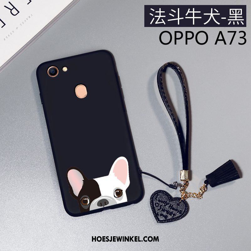 Oppo A73 Hoesje Scheppend Siliconen Rood, Oppo A73 Hoesje Bescherming Mobiele Telefoon