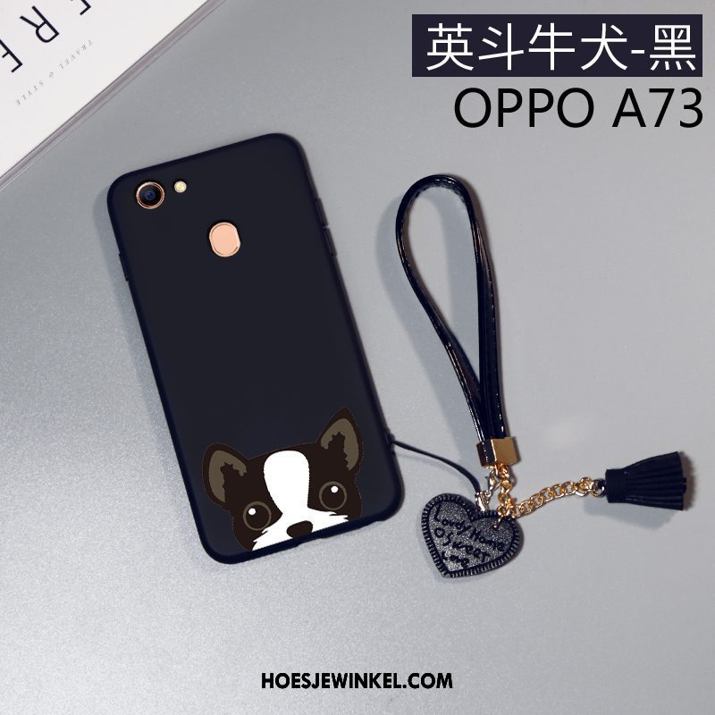 Oppo A73 Hoesje Scheppend Siliconen Rood, Oppo A73 Hoesje Bescherming Mobiele Telefoon