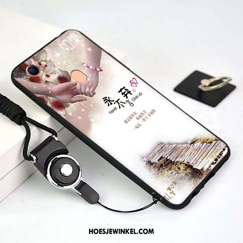 Oppo A73 Hoesje Siliconen Hanger Lovers, Oppo A73 Hoesje Hoes Scheppend