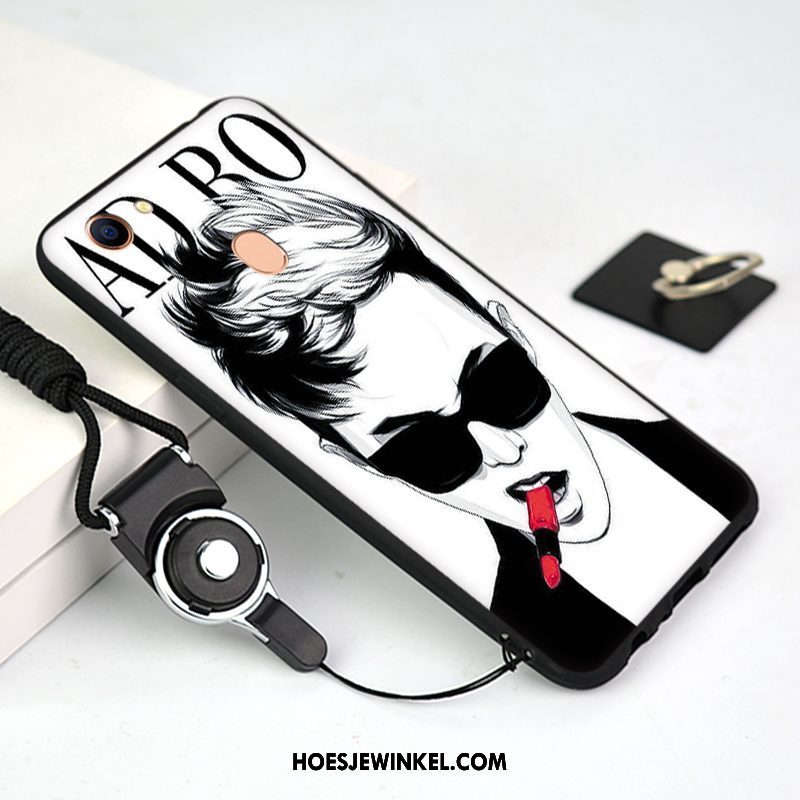 Oppo A73 Hoesje Siliconen Hanger Lovers, Oppo A73 Hoesje Hoes Scheppend