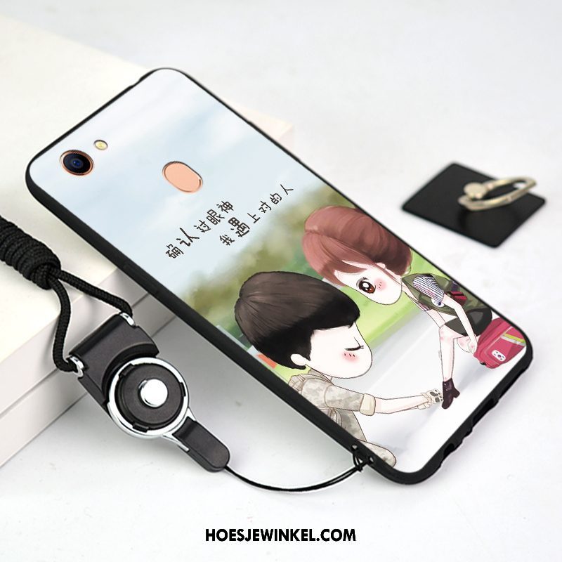 Oppo A73 Hoesje Siliconen Hanger Lovers, Oppo A73 Hoesje Hoes Scheppend