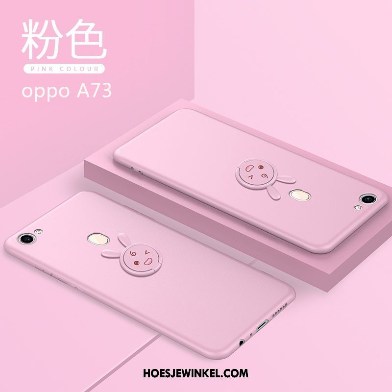 Oppo A73 Hoesje Siliconen Schrobben Anti-fall, Oppo A73 Hoesje Dun Persoonlijk