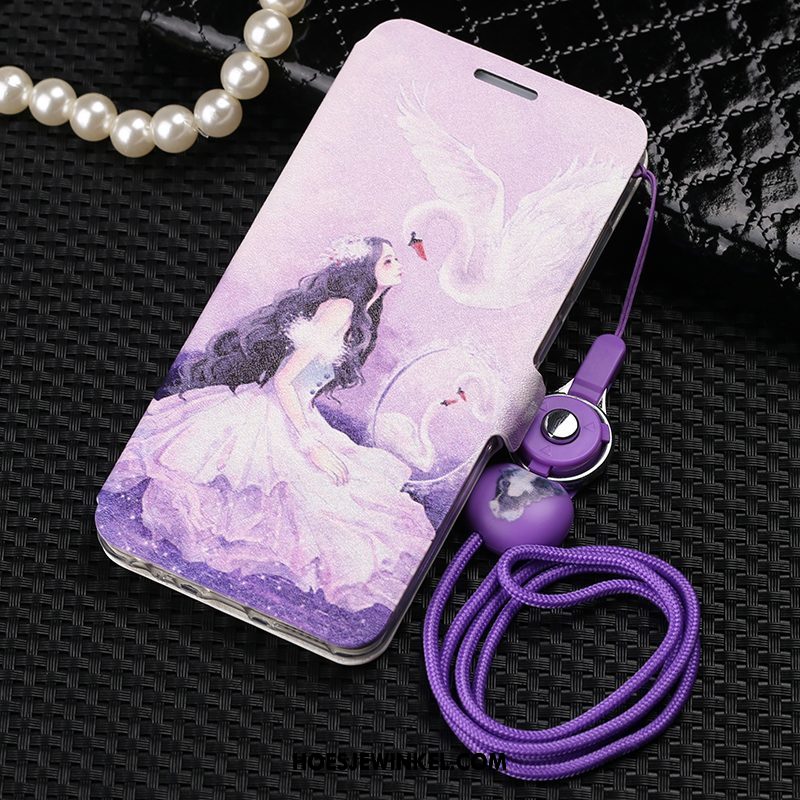 Oppo A83 Hoesje Purper Scheppend Mobiele Telefoon, Oppo A83 Hoesje Hoes Bescherming