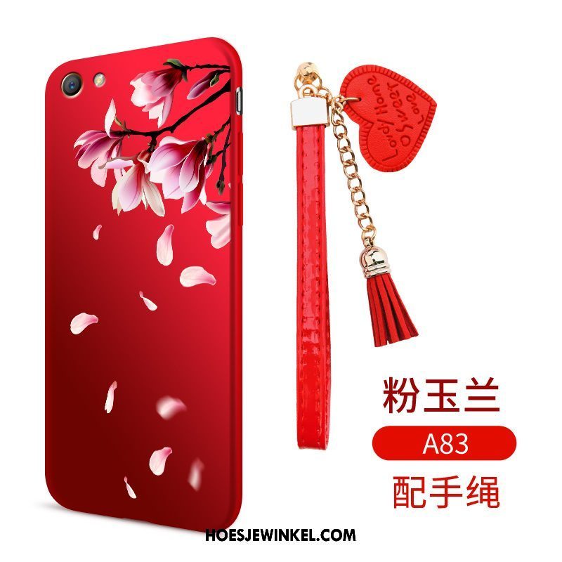 Oppo A83 Hoesje Scheppend Siliconen Anti-fall, Oppo A83 Hoesje Persoonlijk Chinese Stijl