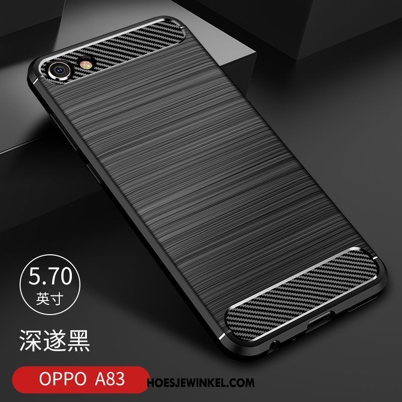 Oppo A83 Hoesje Siliconen Anti-fall Hoes, Oppo A83 Hoesje Trend Mobiele Telefoon