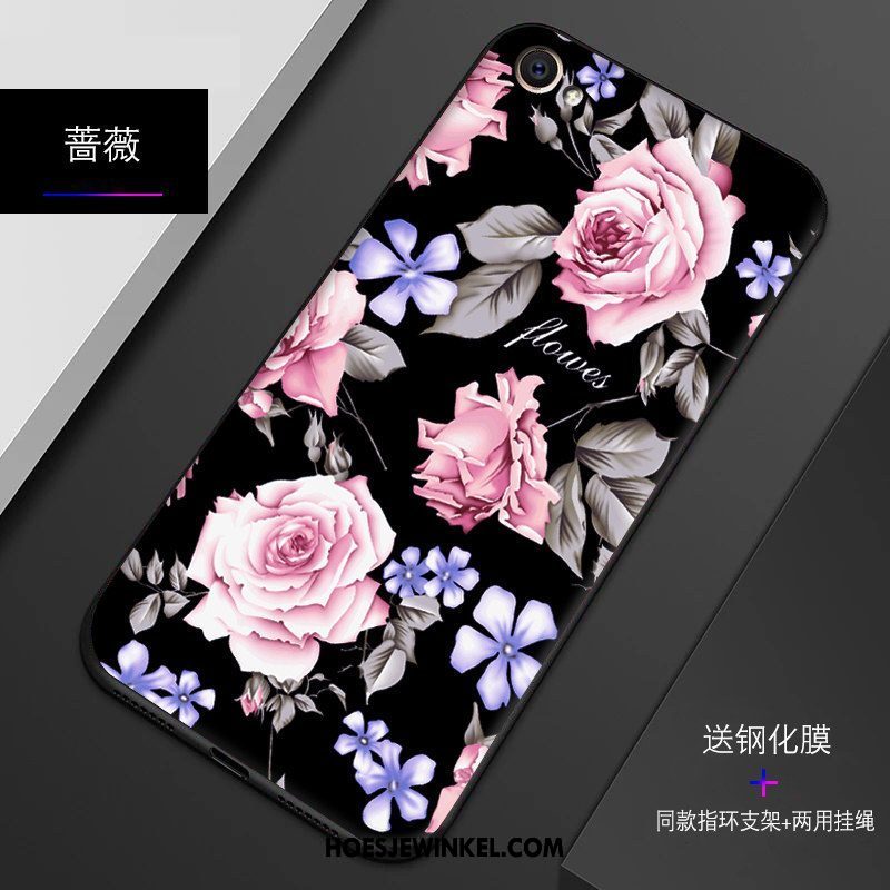 Oppo A83 Hoesje Siliconen Hoes Bescherming, Oppo A83 Hoesje Purper Mobiele Telefoon