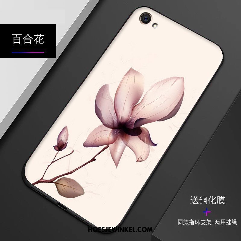 Oppo A83 Hoesje Siliconen Hoes Bescherming, Oppo A83 Hoesje Purper Mobiele Telefoon