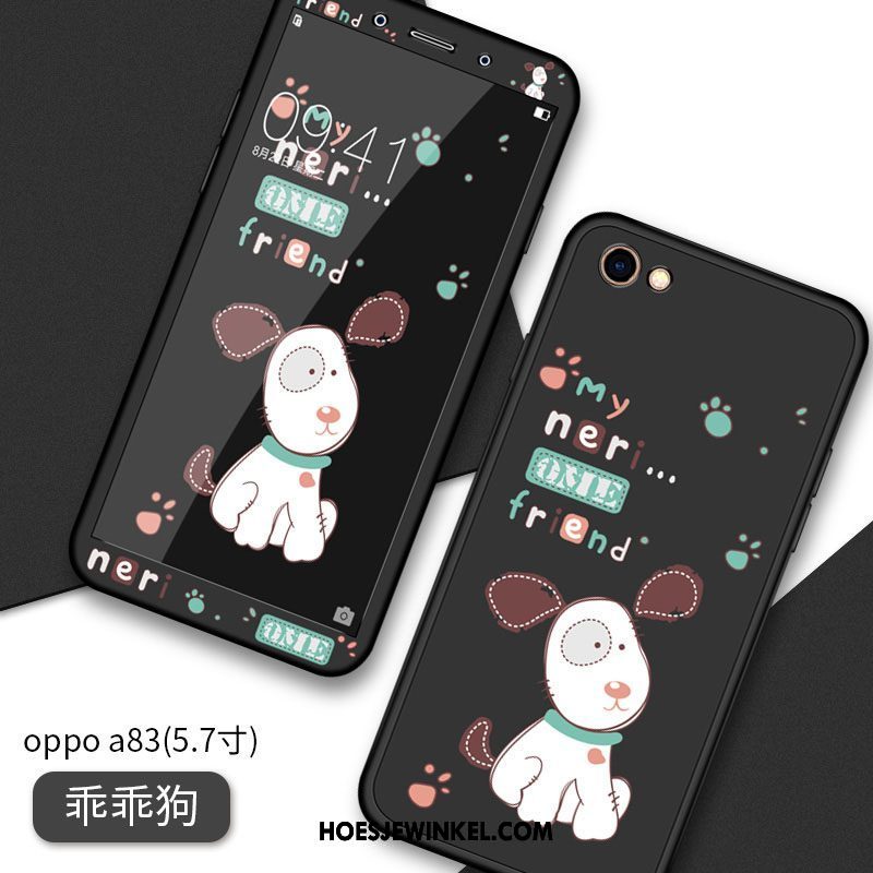 Oppo A83 Hoesje Spotprent Siliconen Hoes, Oppo A83 Hoesje Hanger Trend