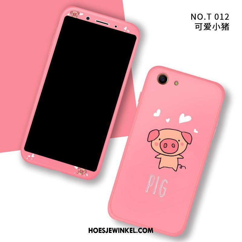 Oppo A83 Hoesje Tempereren Skärmskydd All Inclusive, Oppo A83 Hoesje Anti-fall Hoes