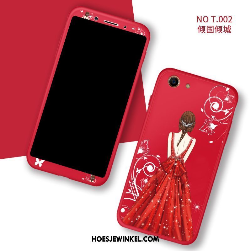 Oppo A83 Hoesje Tempereren Skärmskydd All Inclusive, Oppo A83 Hoesje Anti-fall Hoes