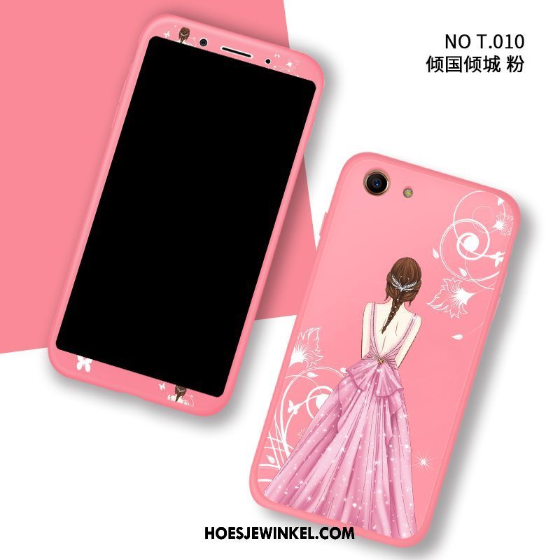 Oppo A83 Hoesje Tempereren Skärmskydd All Inclusive, Oppo A83 Hoesje Anti-fall Hoes