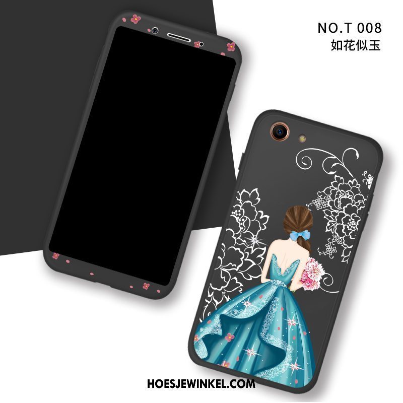 Oppo A83 Hoesje Tempereren Skärmskydd All Inclusive, Oppo A83 Hoesje Anti-fall Hoes