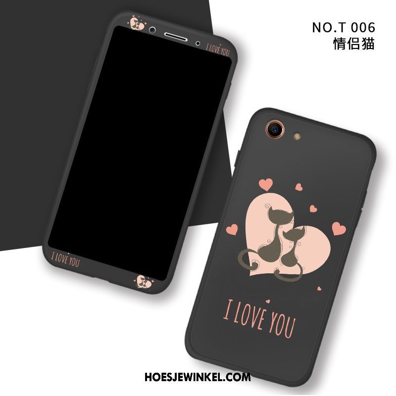 Oppo A83 Hoesje Tempereren Skärmskydd All Inclusive, Oppo A83 Hoesje Anti-fall Hoes