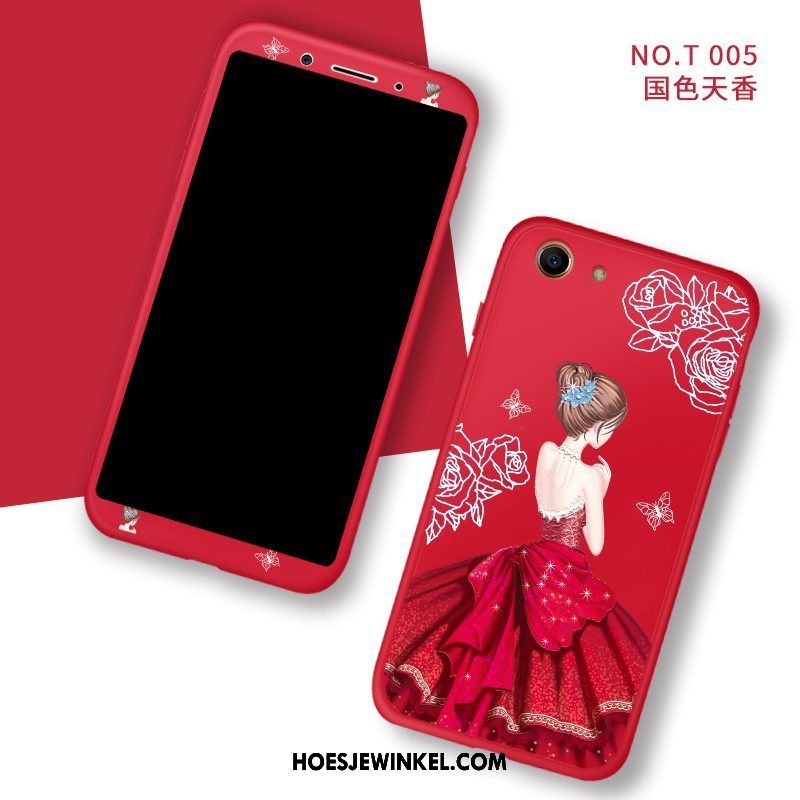 Oppo A83 Hoesje Tempereren Skärmskydd All Inclusive, Oppo A83 Hoesje Anti-fall Hoes