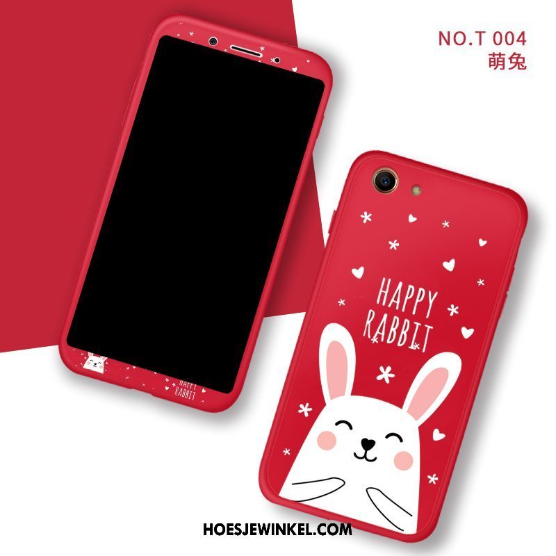 Oppo A83 Hoesje Tempereren Skärmskydd All Inclusive, Oppo A83 Hoesje Anti-fall Hoes