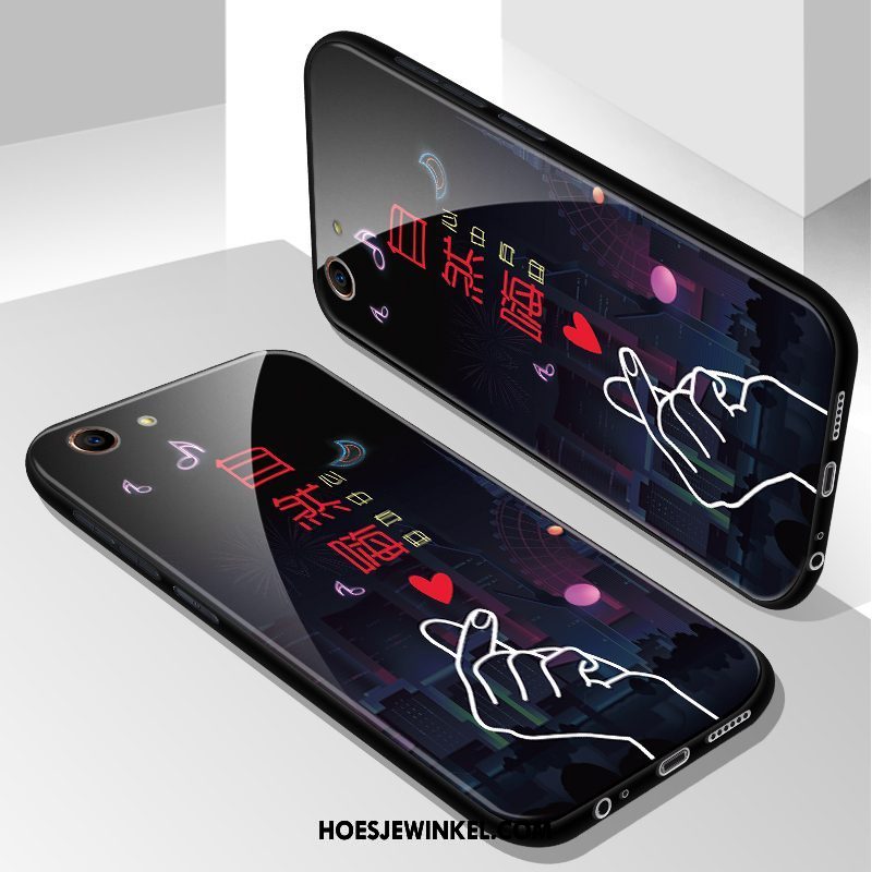 Oppo A83 Hoesje Trendy Merk Net Red Zacht, Oppo A83 Hoesje High End Glas