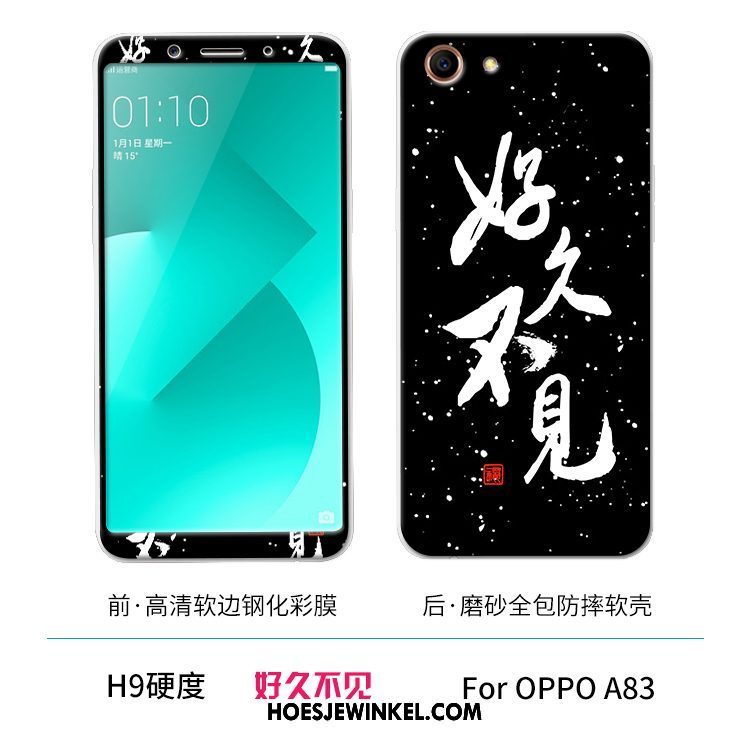 Oppo A83 Hoesje Wit Mobiele Telefoon All Inclusive, Oppo A83 Hoesje Zacht Tempereren