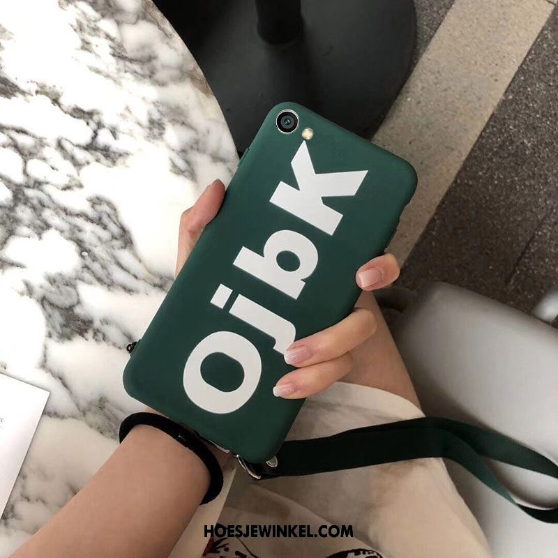 Oppo A83 Hoesje Zacht Hoes Groen, Oppo A83 Hoesje Siliconen Mobiele Telefoon