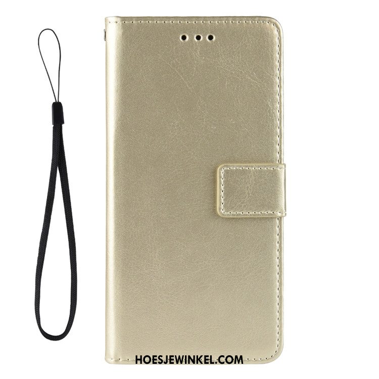 Oppo A9 2020 Hoesje Bescherming Leren Etui Hoes, Oppo A9 2020 Hoesje Folio Portemonnee