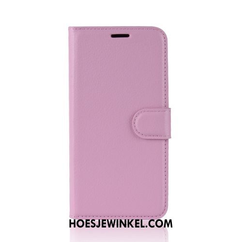 Oppo A9 2020 Hoesje Hoes Leren Etui Folio, Oppo A9 2020 Hoesje Portemonnee Bescherming Braun