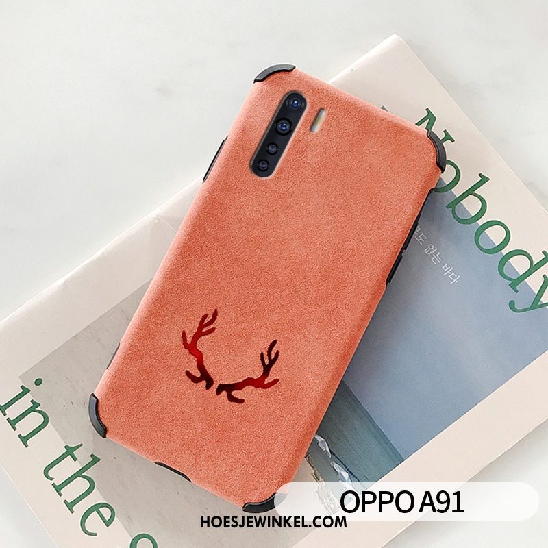 Oppo A91 Hoesje Anti-fall Siliconen Bescherming, Oppo A91 Hoesje Lovers Zacht