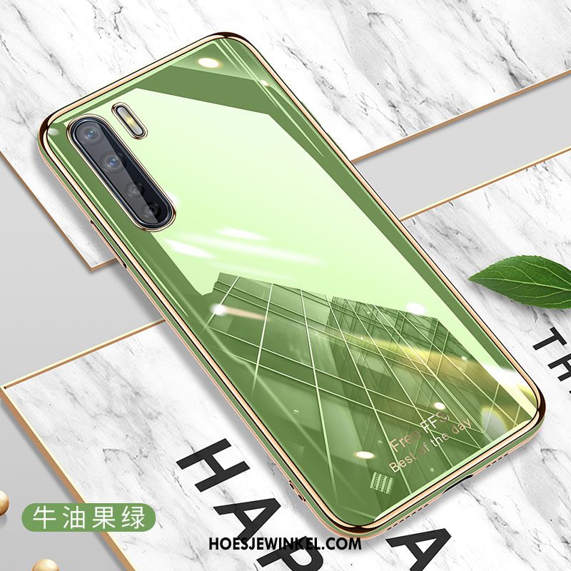 Oppo A91 Hoesje Anti-fall Siliconen Grijs, Oppo A91 Hoesje Bescherming Mobiele Telefoon