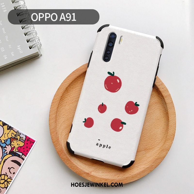 Oppo A91 Hoesje Mini Leren Etui Persoonlijk, Oppo A91 Hoesje Mooie Mobiele Telefoon