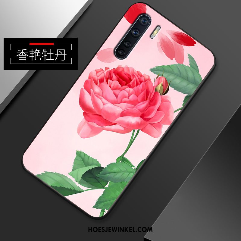 Oppo A91 Hoesje Mobiele Telefoon Eenvoudige Siliconenhoesje, Oppo A91 Hoesje Net Red Trend